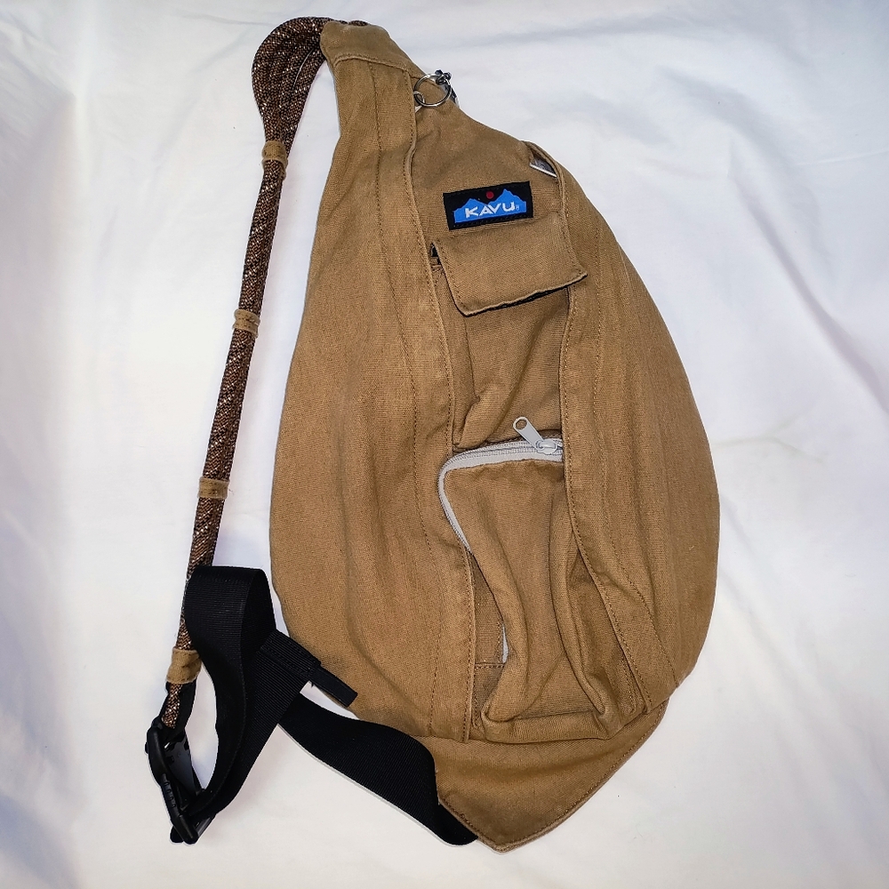 KAVU Tan Rope Sling Bag